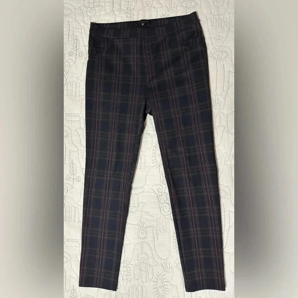 Sanctuary Plaid Leggings Size XL